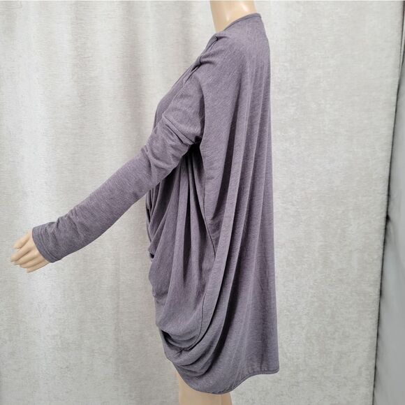 Costa Blanca Stylish Gray Draped Infinity Cardigan Women's Medium Large - Picture 5 of 11